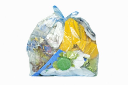A green waste sorting area at a Regents Park transfer hub