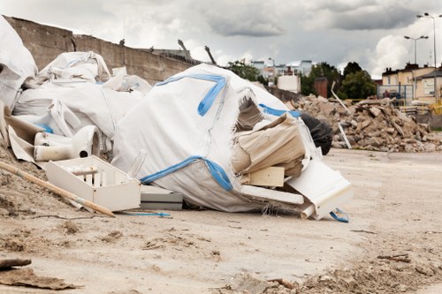 Regents Park Skip Hire team assisting a customer with skip selection
