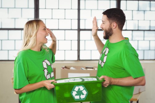 Environmental benefits of recycling in Regents Park